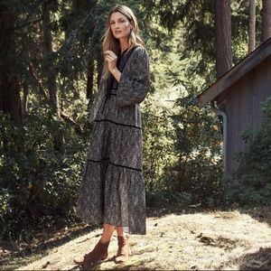 DOEN Elix dress prairie paisley